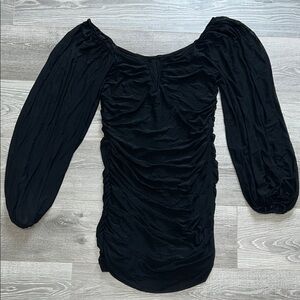 Elegant Black Off-Shoulder Dress